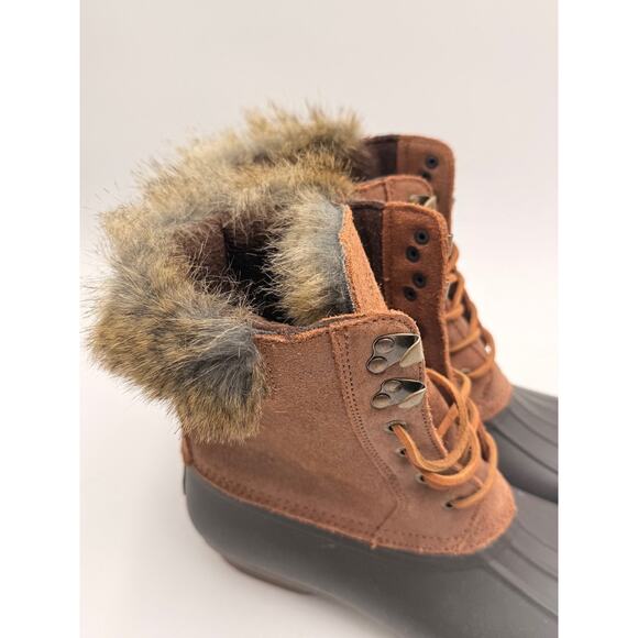 Sperry White Water Women's NEW Boots Brown US Size 10 - Picture 3 of 11